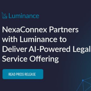 NexaConnex Partners with Luminance to Deliver AI-Powered Legal Service Offering